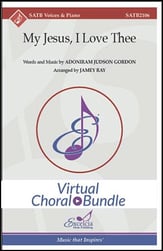 My Jesus, I Love Thee SATB choral sheet music cover